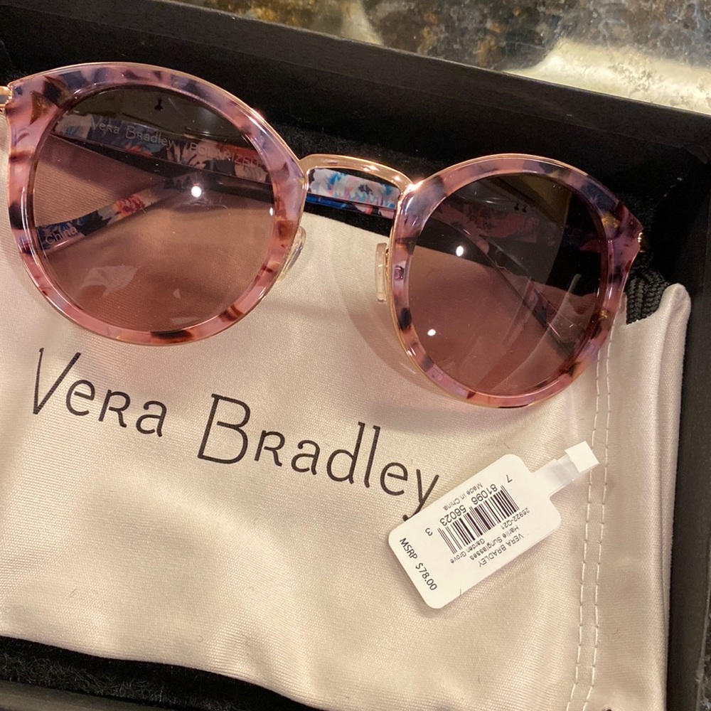 Vera Bradley Harlie Round Sunglasses